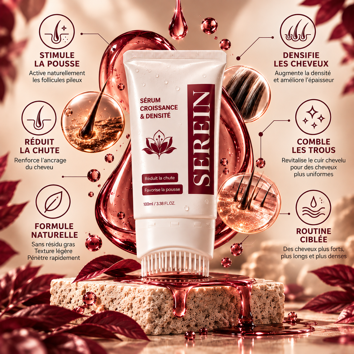 Sérum anti-chute naturel